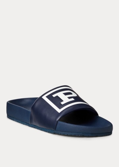 Polo Ralph Lauren Cayson Polo Slide Sandaler Herre Danmark (SATRB5794)